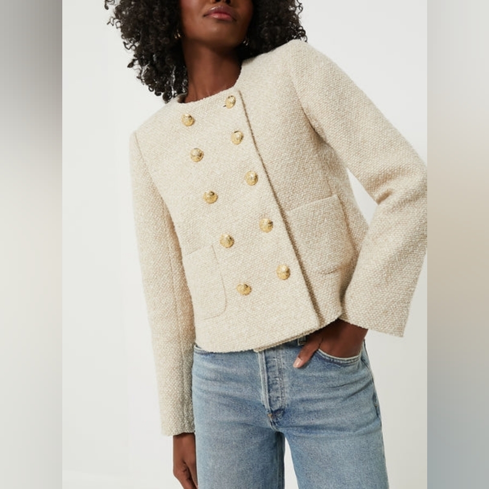 Tuckernuck Heathered Stone Tweed Marais Jacket